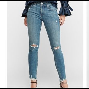 Express High Waisted Hyper Stretch Jeans